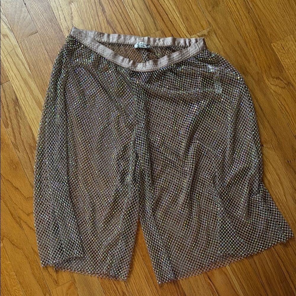 Free People Intimately Spectacular Fish Net Shorts - Picture 3 of 6